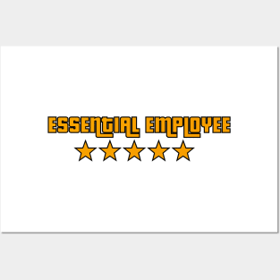 Essential employee-Essential worker-staff Posters and Art